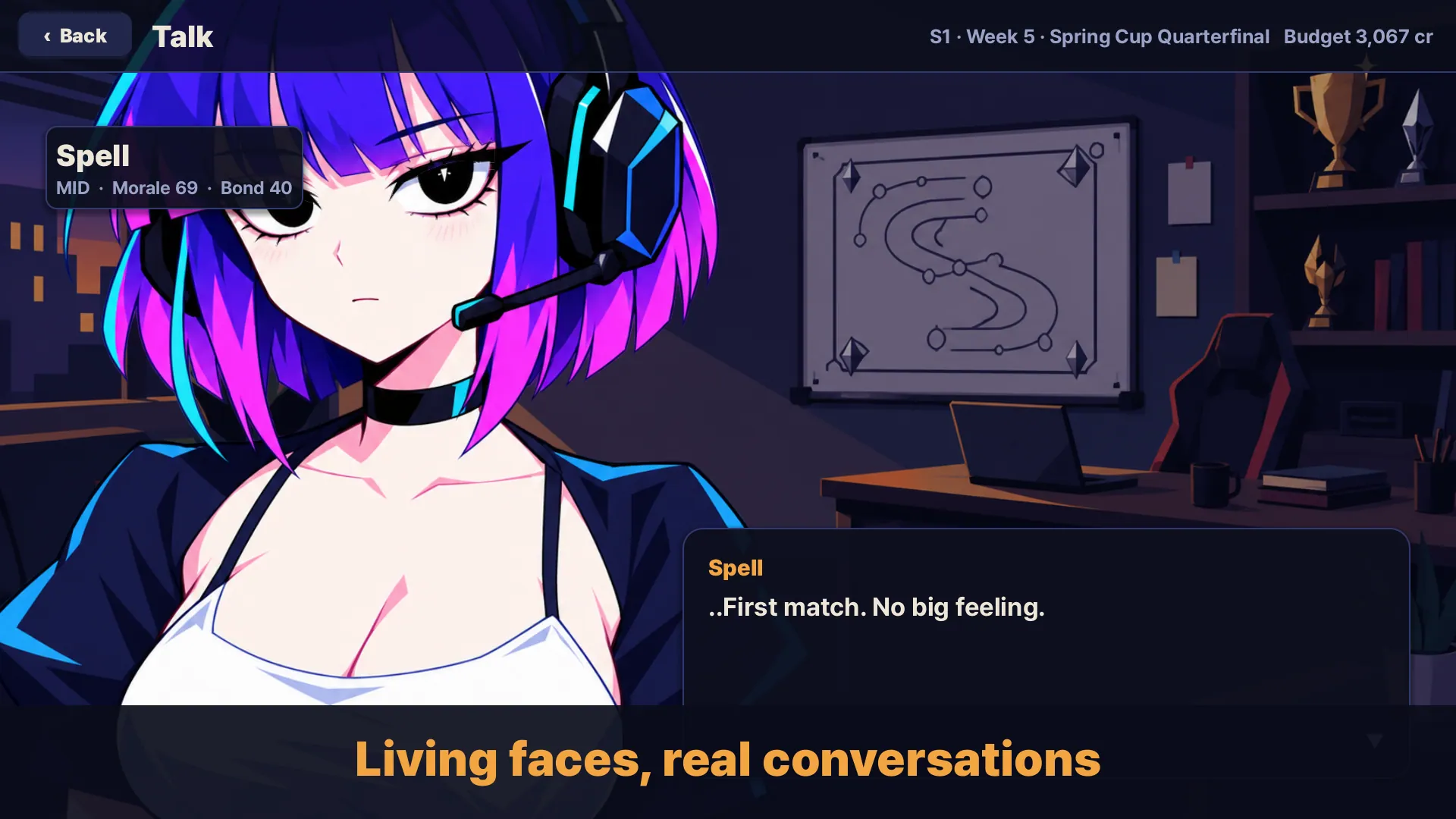 One-on-one talk with Spell